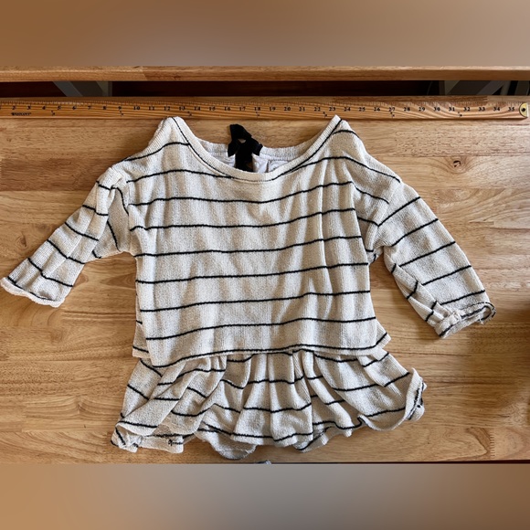 Anthropologie Postmark Peplum Sweater Size S - Picture 3 of 5